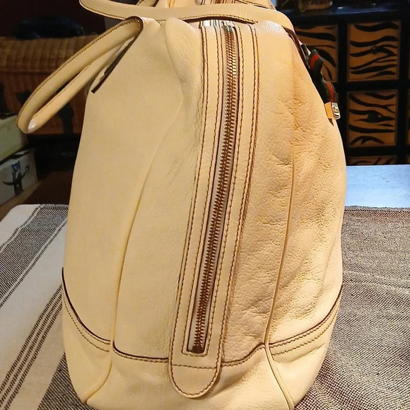 Gucci tote bag Sherry Line White Leather - Picture 5 of 16